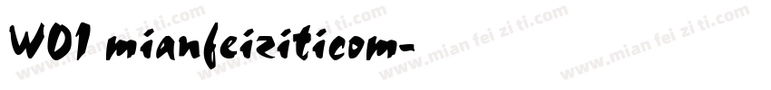 W01 mianfeiziticom字体转换